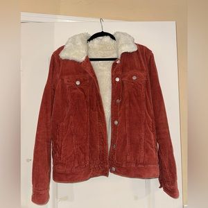 Pacsun Corduroy Sherpa-lined Trucker Jacket